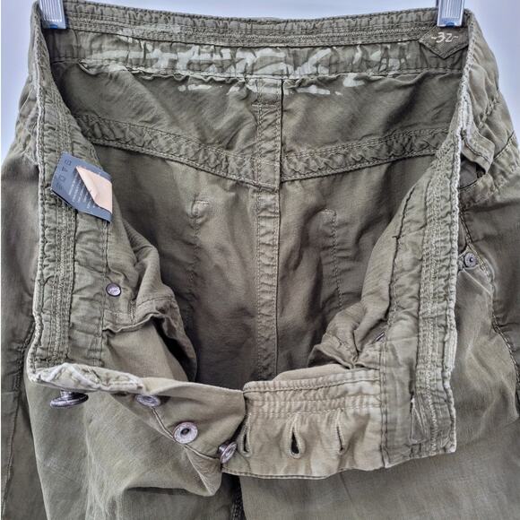 Stitch's Khaki Twill Mens 5 Pocket Button Fly Jeans Pants - Picture 4 of 16